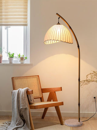 Liveno Lampadaire Minimaliste en Marbre