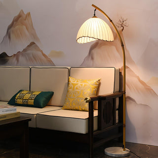 Liveno Lampadaire Minimaliste en Marbre