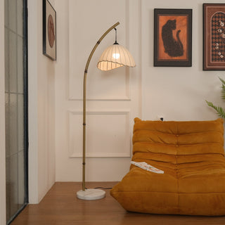 Liveno Lampadaire Minimaliste en Marbre