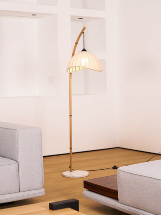 Liveno Lampadaire Minimaliste en Marbre