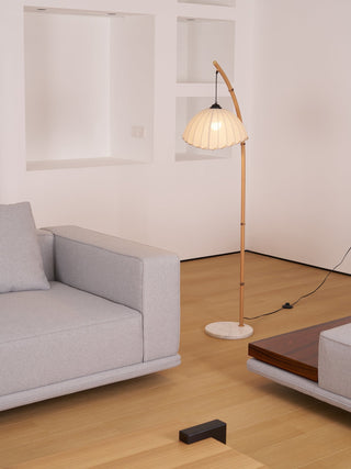 Liveno Lampadaire Minimaliste en Marbre