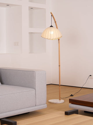 Liveno Lampadaire Minimaliste en Marbre