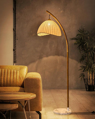 Liveno Lampadaire Minimaliste en Marbre