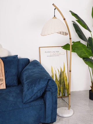 Liveno Lampadaire Minimaliste en Marbre