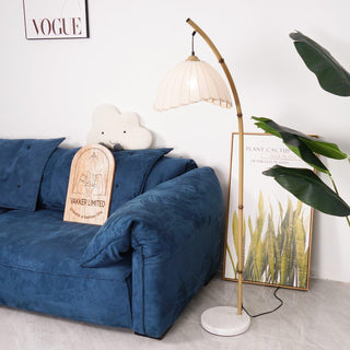 Liveno Lampadaire Minimaliste en Marbre