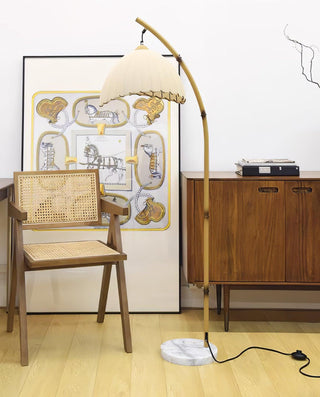 Liveno Lampadaire Minimaliste en Marbre