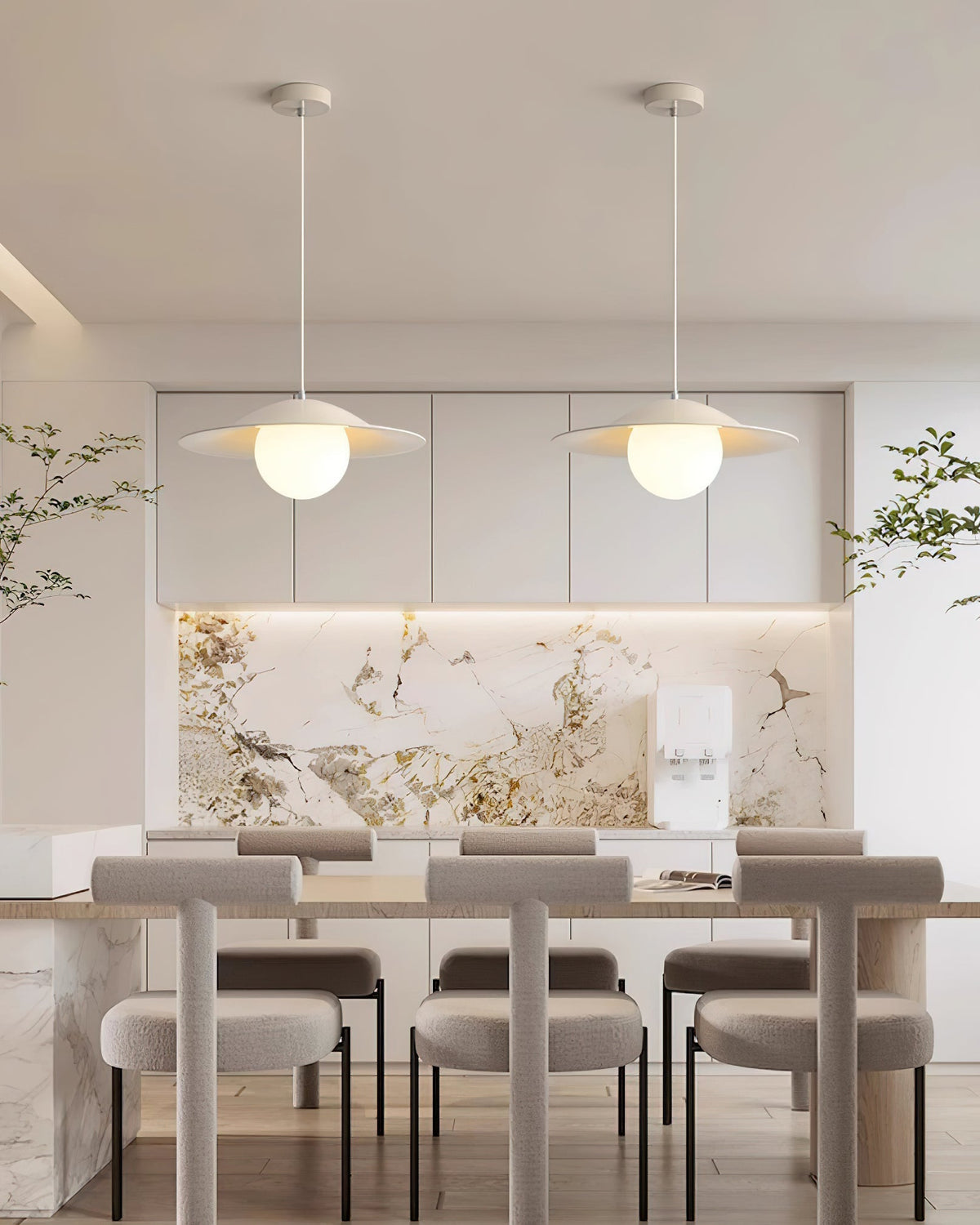 Opilo Metal Pendant Light-Neutral Decor