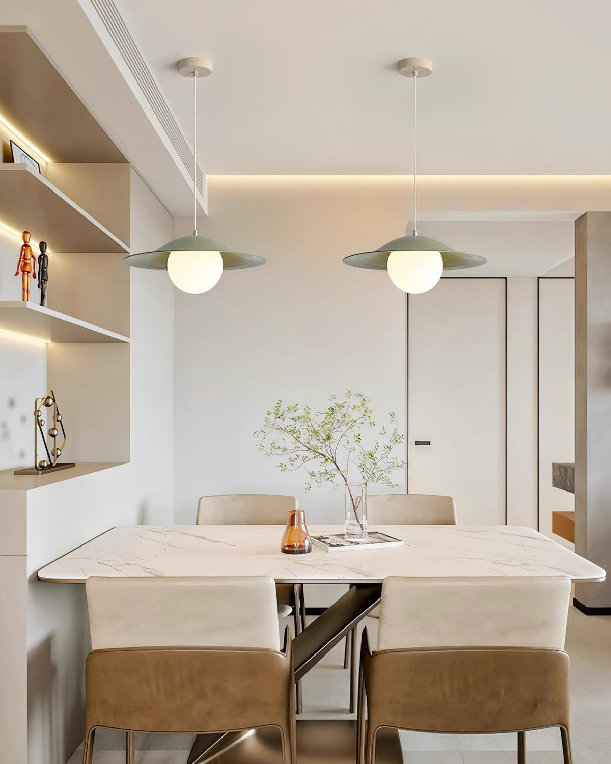 Opilo Metal Pendant Light-Neutral Decor