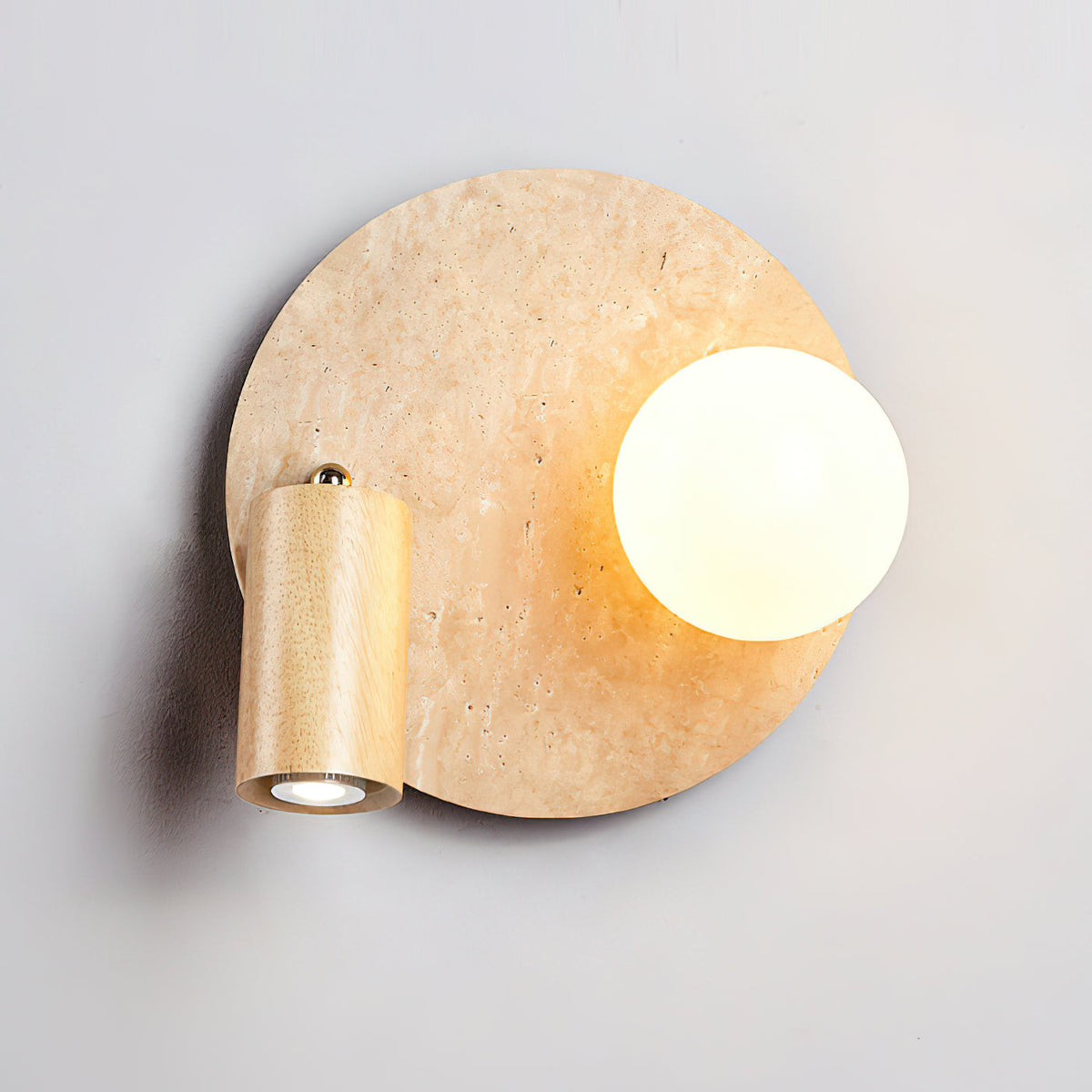 Lifestyle photo of the Luka Wall Lamp as a decorative accent piece in a home.