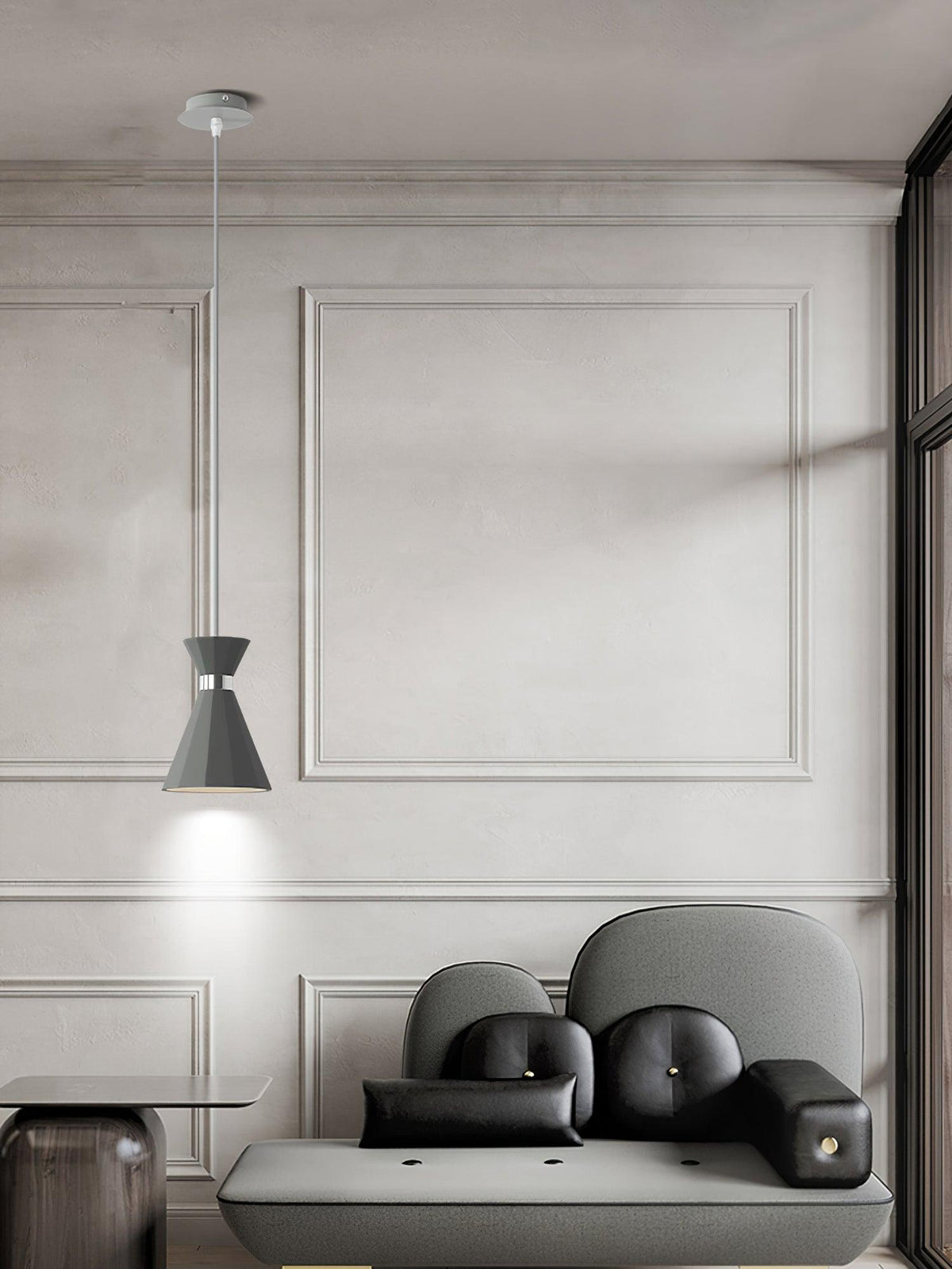 Nerissa Suspension Contemporaine en Ciment