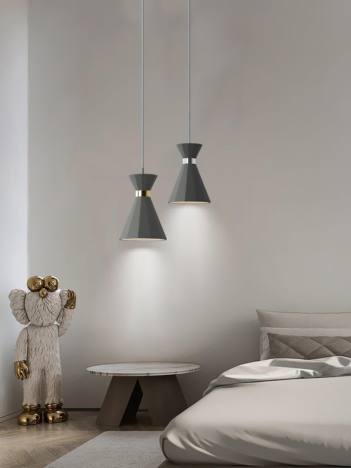 Nerissa Suspension Contemporaine en Ciment