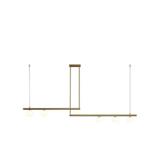 Solara Suspension en laiton linéaire satellite minimaliste