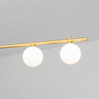 Solara Suspension en laiton linéaire satellite minimaliste