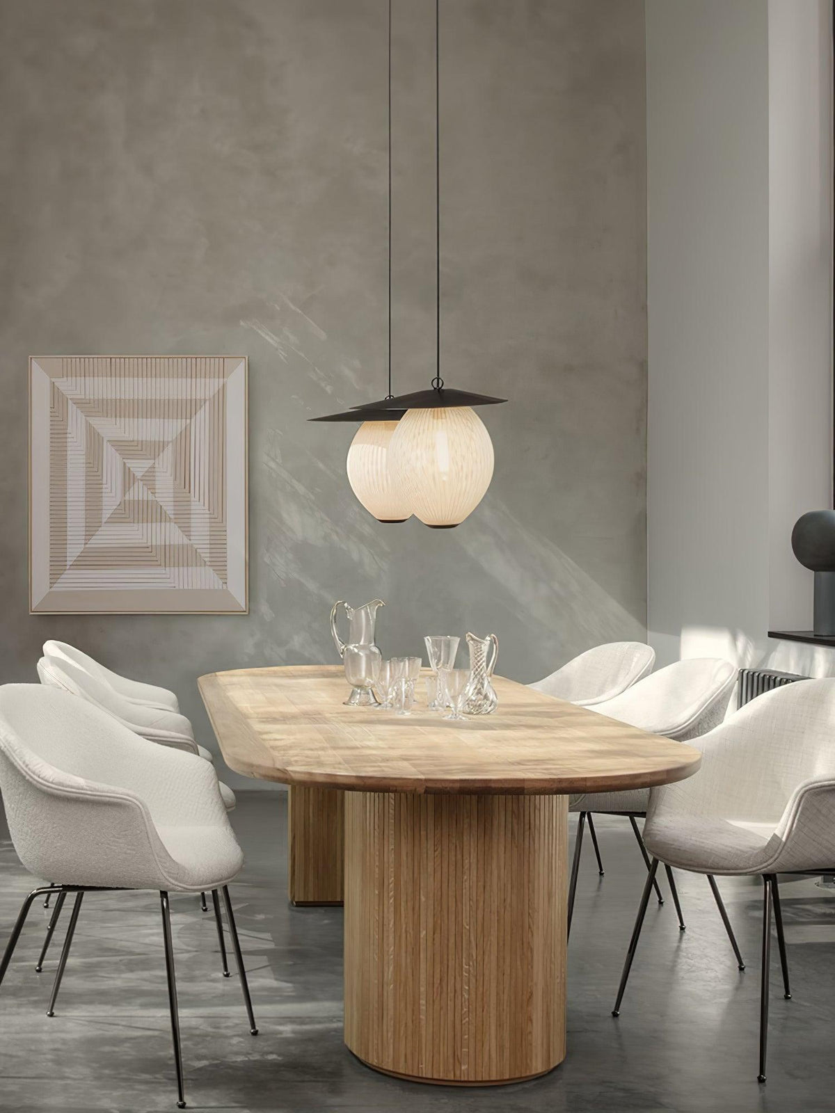 Hikari Suspension Lampe en Aluminium