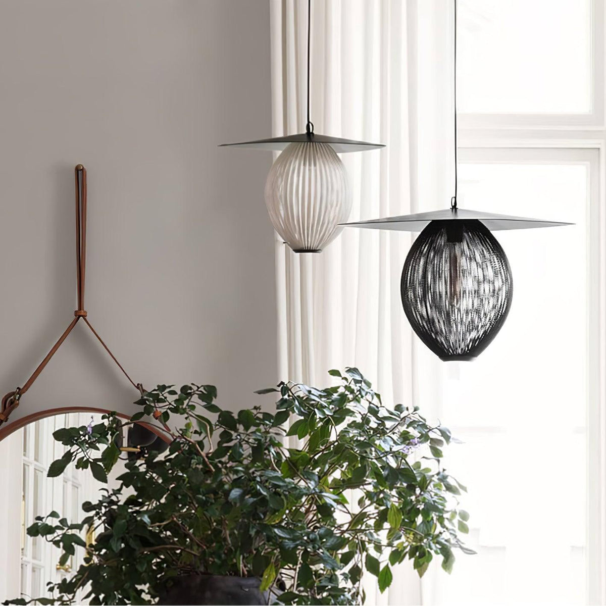 Hikari Suspension Lampe en Aluminium