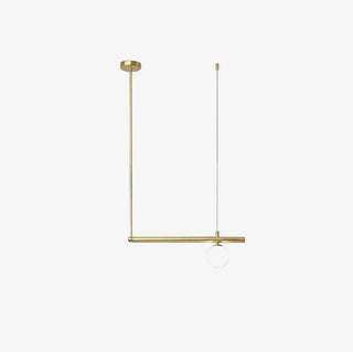 Solara Suspension en laiton linéaire satellite minimaliste