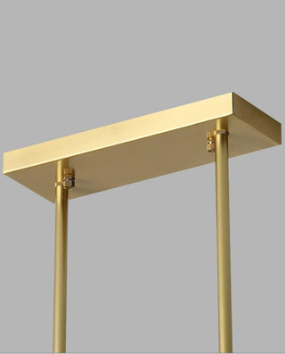 Solara Suspension en laiton linéaire satellite minimaliste