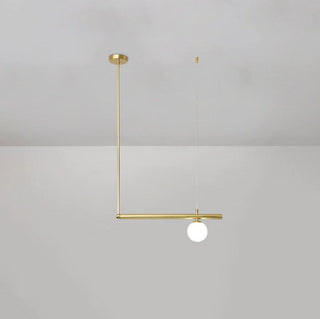 Solara Suspension en laiton linéaire satellite minimaliste