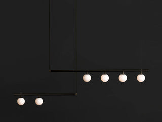 Solara Suspension en laiton linéaire satellite minimaliste