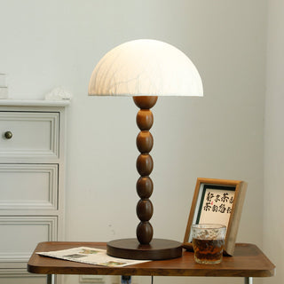 Veloin Lampe de Table en Papier Et Bois