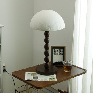 Veloin Lampe de Table en Papier Et Bois