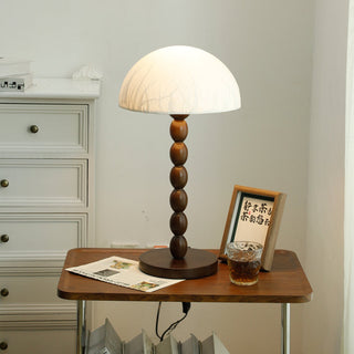 Veloin Lampe de Table en Papier Et Bois