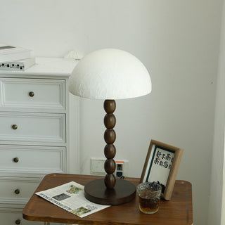Veloin Lampe de Table en Papier Et Bois