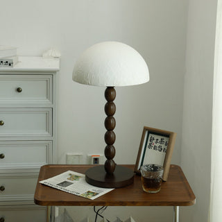Veloin Lampe de Table en Papier Et Bois