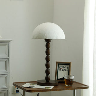 Veloin Lampe de Table en Papier Et Bois