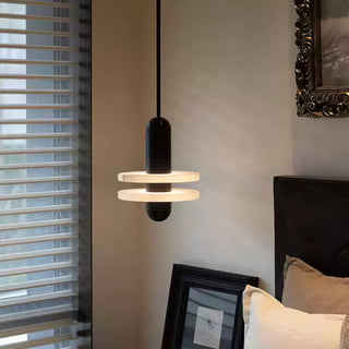 Orion Suspension Laiton Brossé Alabastre