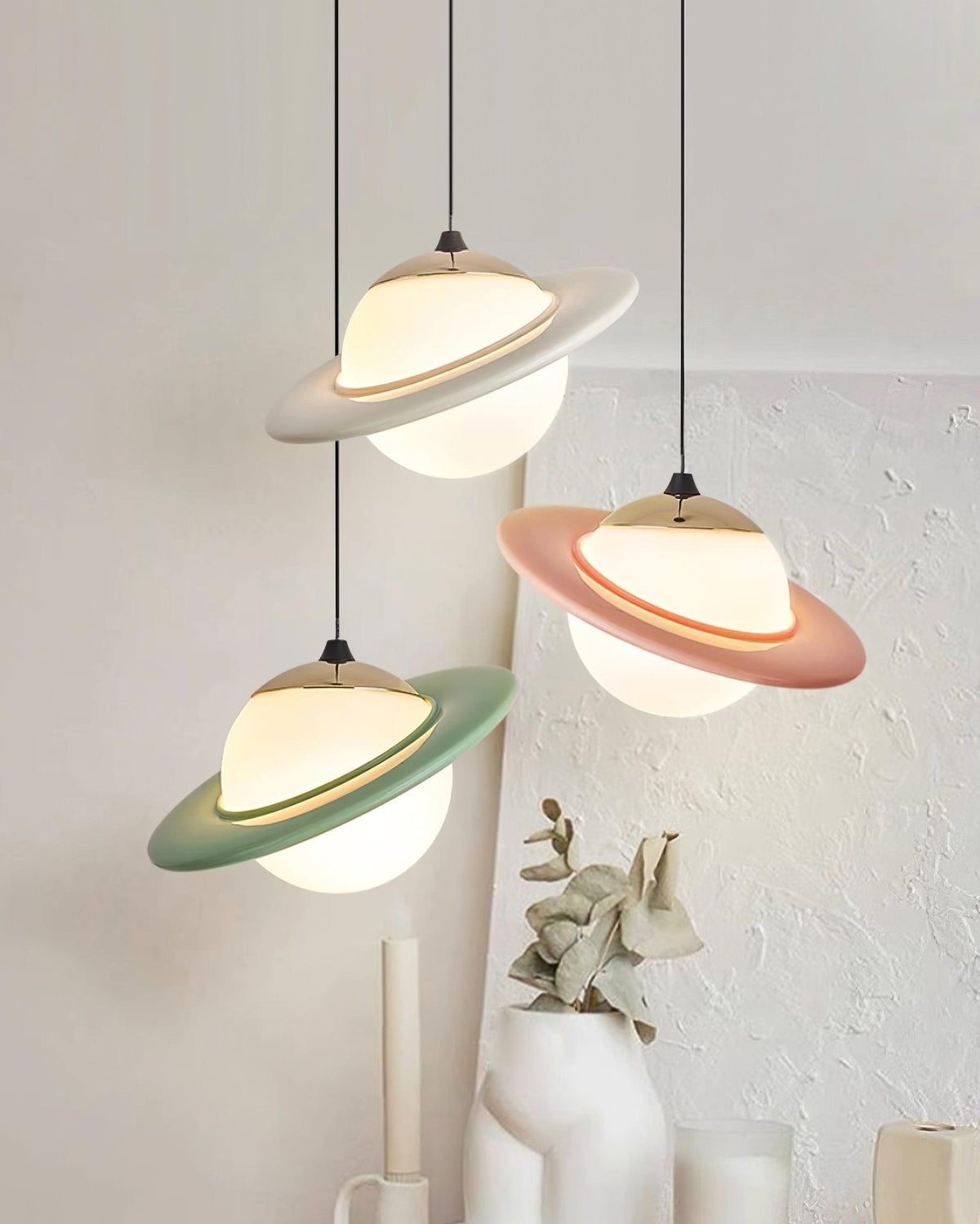 Nuvana Suspension Lampe en Verre et PC