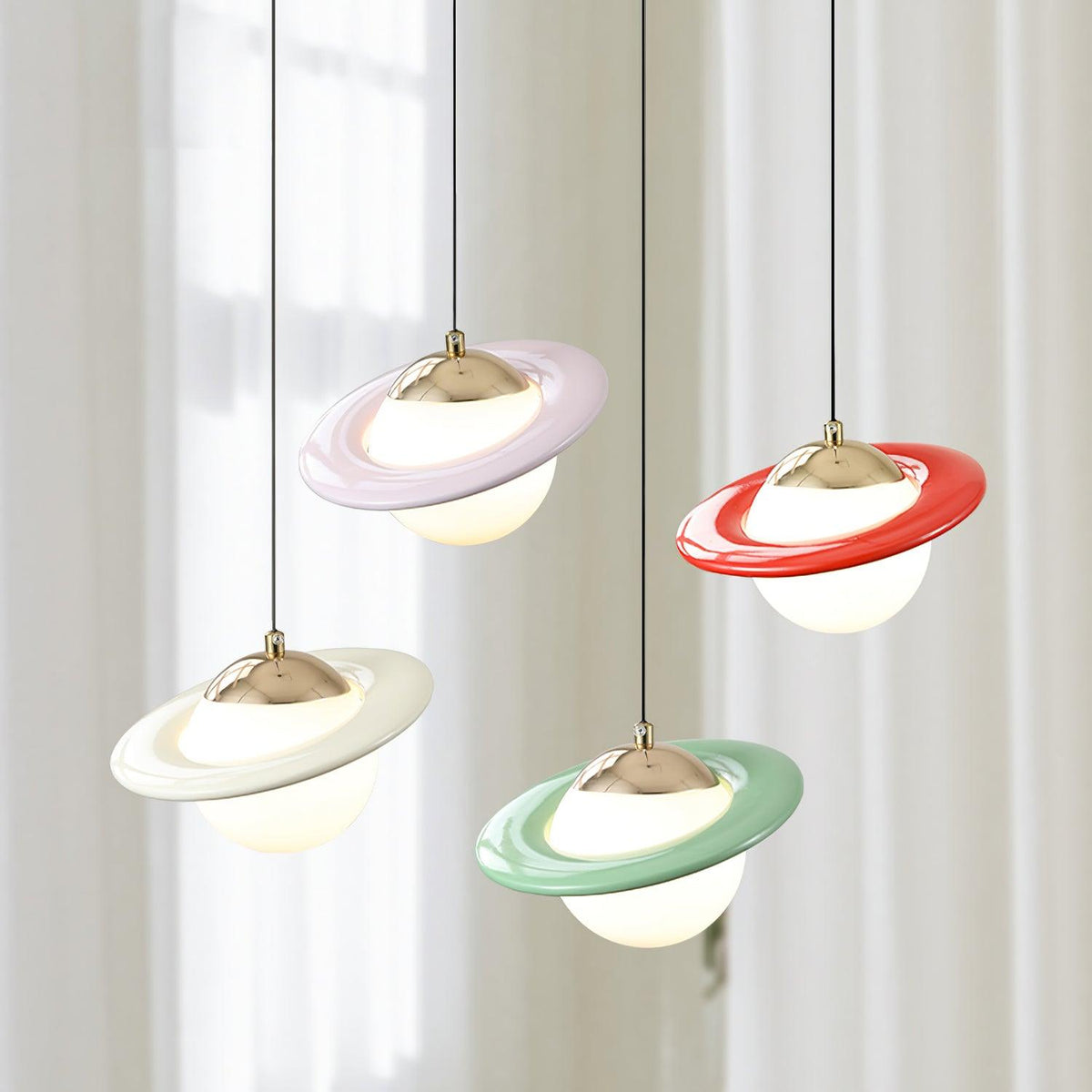 Nuvana Suspension Lampe en Verre et PC
