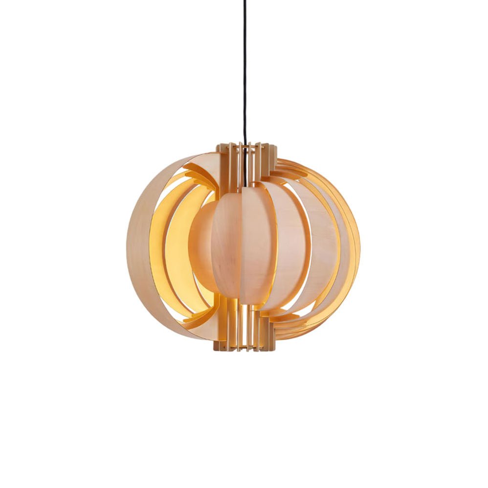 Velaria Suspension en Bois Anneau Élégance Premium
