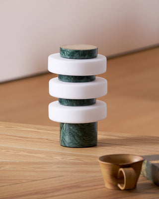Thea Lampe de Table Moderne Travertin