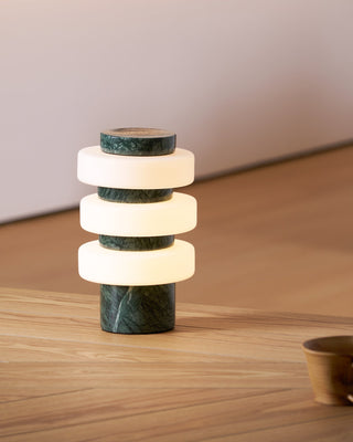 Thea Lampe de Table Moderne Travertin