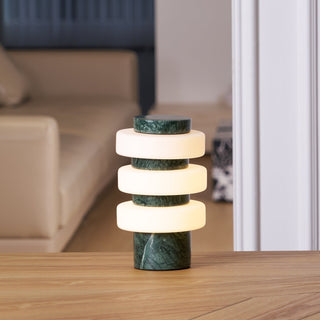 Thea Lampe de Table Moderne Travertin