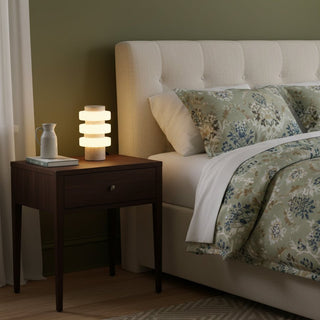 Thea Lampe de Table Moderne Travertin