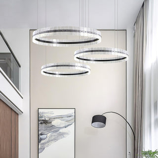 Lustra Lustre Saturno LED avec Blocs Acryliques
