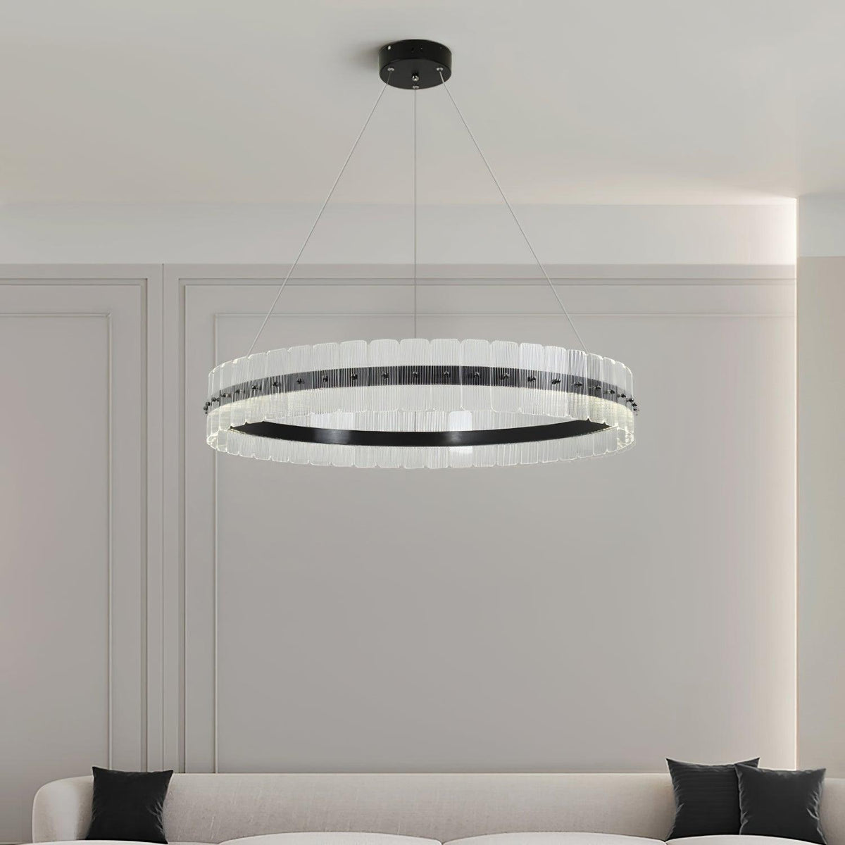 Ravine Lustre Saturno LED avec Blocs Acryliques
