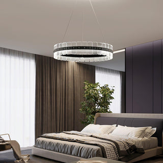 Lustra Lustre Saturno LED avec Blocs Acryliques