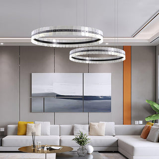 Lustra Lustre Saturno LED avec Blocs Acryliques