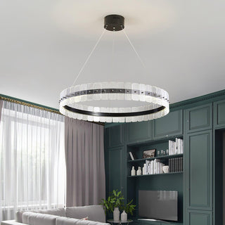 Lustra Lustre Saturno LED avec Blocs Acryliques