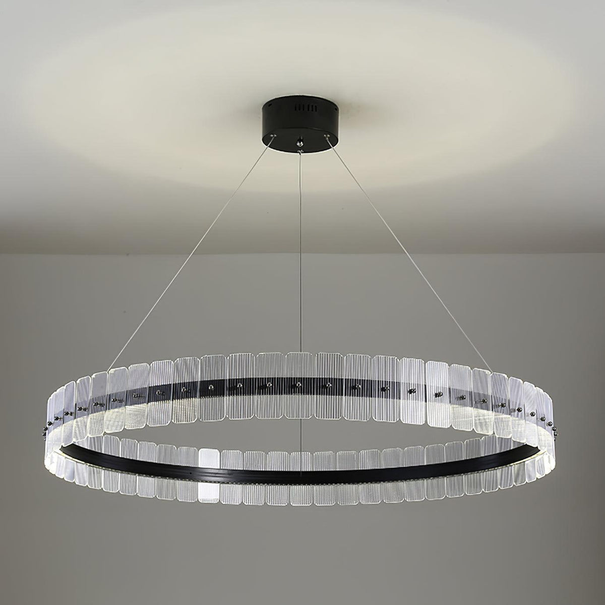 Ravine Lustre Saturno LED avec Blocs Acryliques