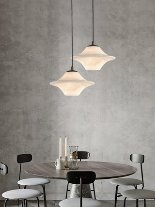 Elvina Suspension Moderne en Albâtre