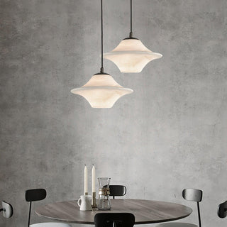 Elvina Suspension Moderne en Albâtre