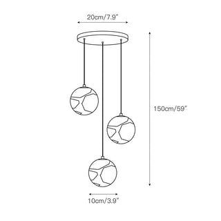 Nivenia Suspension en Albâtre