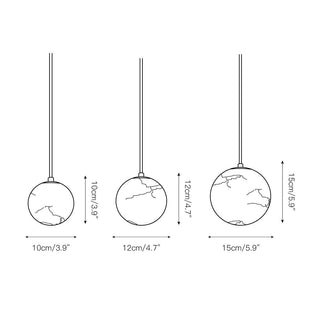 Nivenia Suspension en Albâtre