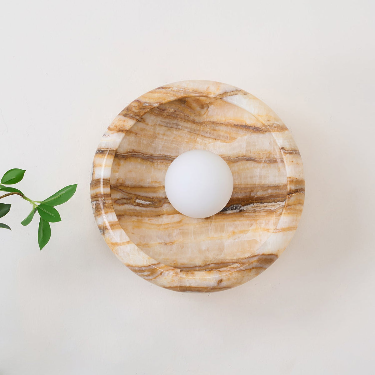 Onvix Natural Onyx Wall Light-Neutral Decor