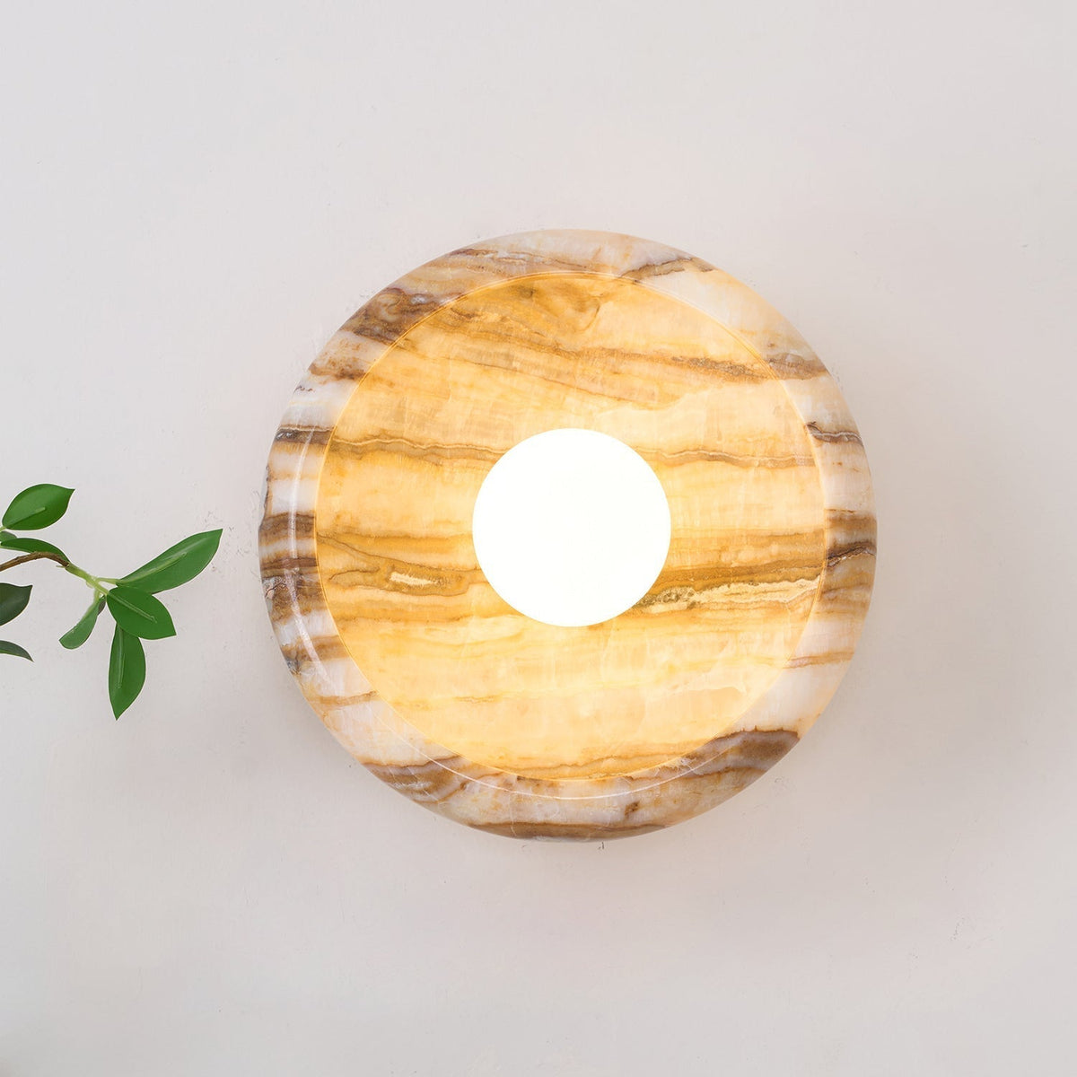 Onvix Natural Onyx Wall Light-Neutral Decor