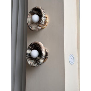 Piedra Applique Murale Marbre Verre Minimaliste